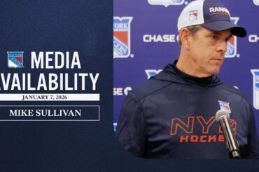 NYR Practice: Mike Sullivan Media Availability | Jan. 7, 2026