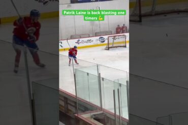 Patrik Laine is back blasting one timers 💪