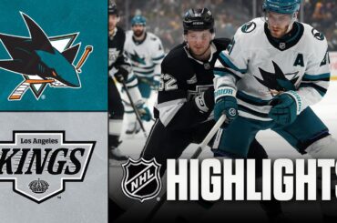 Sharks vs. Kings | NHL Highlights | January 07, 2026