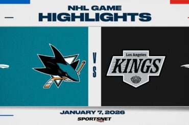 NHL Highlights | Sharks vs. Kings - January 7, 2026