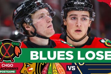 BLACKHAWKS POSTGAME: Chicago STEAMROLLS St. Louis to Extend Four-Game Win Streak | CHGO Blackhawks