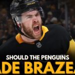 Should the Penguins Cash in on Justin Brazeau’s Breakout Season?