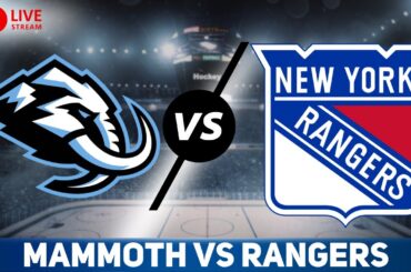 Utah Mammoth vs New York Rangers LIVE GAME REACTION & PLAY-BY-PLAY