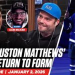 Is the Real Auston Matthews Back? | JD Bunkis Podcast