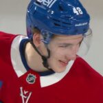 Canadiens' Lane Hutson Blasts One-Timer Through Traffic To Beat Dustin Wolf