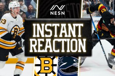 INSTANT REACTION: Bruins Secure 3-2 OT Victory Over Canucks