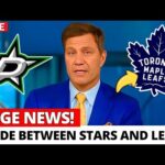 2 HOURS AGO! LEAFS MAKING A STUNNING TRADE WITH THE DALLAS STARS! $31M STAR COMING TO TORONTO?