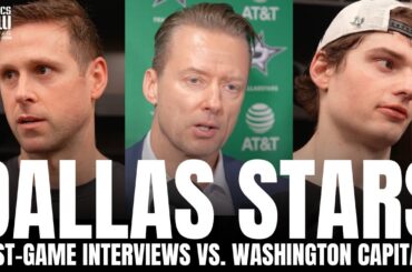Glen Gulutzan, Sam Steel, Casey DeSmith & Dallas Stars Recap BOUNCE BACK vs. Washington Capitals