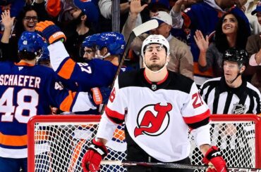 Isles score NINE TIMES in shutout of Devils!