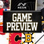 Boston Bruins vs. Calgary Flames | Game Preview | 1/8/2026