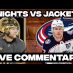 Columbus Blue Jackets Vs Vegas Golden Knights LIVE COMMENTARY! | 2025-26 NHL Season