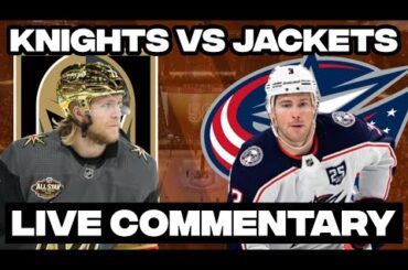 Columbus Blue Jackets Vs Vegas Golden Knights LIVE COMMENTARY! | 2025-26 NHL Season