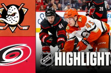Ducks vs. Hurricanes | NHL Highlights | January 08, 2026