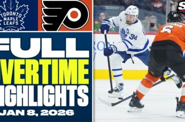 Toronto Maple Leafs at Philadelphia Flyers | FULL Overtime Highlights - January 8, 2026