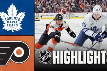 Maple Leafs vs. Flyers | NHL Highlights | January 08, 2026