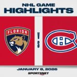 NHL Highlights | Panthers vs. Canadiens - January 8, 2026