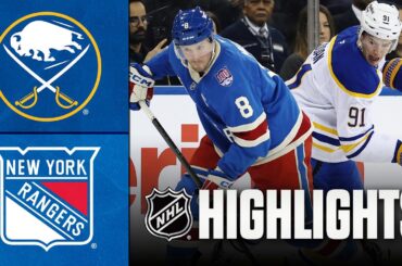 Sabres vs. Rangers | NHL Highlights | January 08, 2026