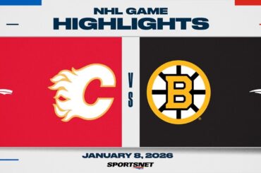 NHL Highlights | Flames vs. Bruins - January 8, 2026