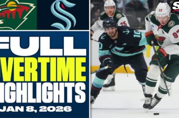Minnesota Wild at Seattle Kraken | FULL Overtime Highlights - January 8, 2026