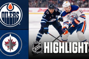 Oilers vs. Jets | NHL Highlights | January 08, 2026