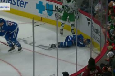 Scary Moment: Devon Toews Crashes Into Boards After Ehlers Trip