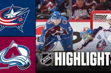 Blue Jackets vs. Avalanche | NHL Highlights | January 10, 2026