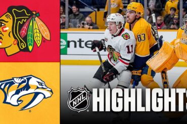 Blackhawks vs. Predators | NHL Highlights | January 10, 2026