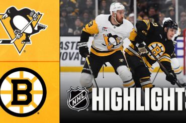 Penguins vs. Bruins | NHL Highlights | January 11, 2026