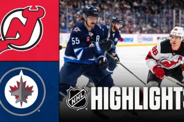 Devils vs. Jets | NHL Highlights | January 11, 2026