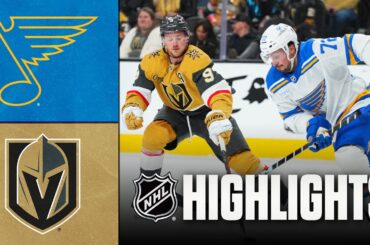 Blues vs. Golden Knights | NHL Highlights | January 10, 2026