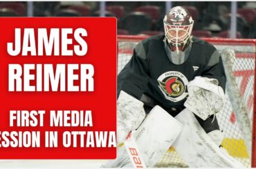 James Reimer media avail in Ottawa