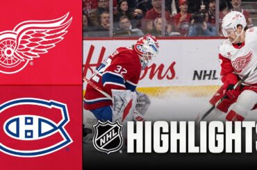 Red Wings vs. Canadiens | NHL Highlights | January 10, 2026