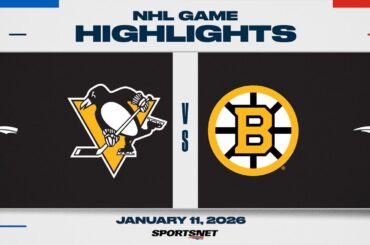 NHL Highlights | Penguins vs. Bruins - January 11, 2025
