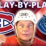 Montreal CANADIENS vs Vancouver CANUCKS LIVE! Rebound Mission | Play-by-Play & Reaction