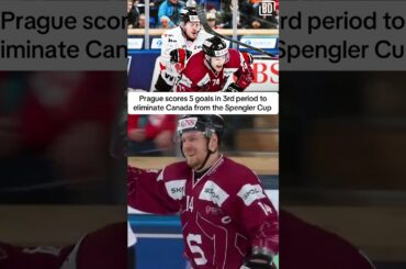 After two scoreless periods, Canada fell late to Prague in the third period at the Spengler Cup.😳