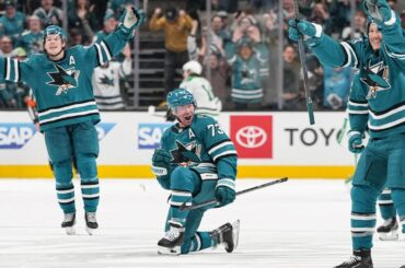 Toffoli wins it for Sharks in OT!!