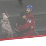 La famille Danault assiste au premier entraînement de Phillip à Montréal