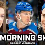 Cale Makar & Avs on Nathan MacKinnon's INSANE Scoring Pace & More Before Game vs Maple Leafs