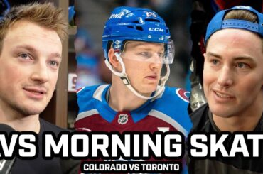 Cale Makar & Avs on Nathan MacKinnon's INSANE Scoring Pace & More Before Game vs Maple Leafs