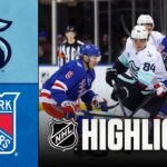 Kraken vs. Rangers | NHL Highlights | January 12, 2026
