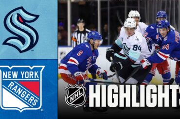 Kraken vs. Rangers | NHL Highlights | January 12, 2026