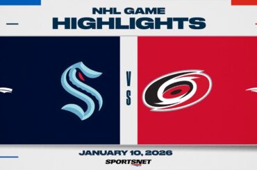 NHL Highlights | Kraken vs. Hurricanes - January 10, 2026