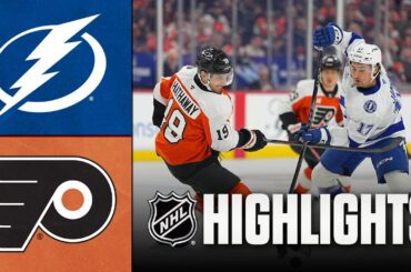 Lightning vs. Flyers | NHL Highlights | January 12, 2026