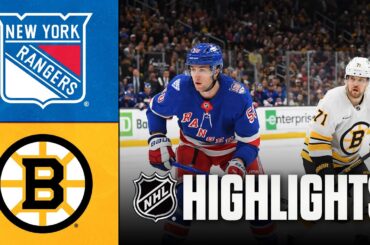 Rangers vs. Bruins | NHL Highlights | January 10, 2026