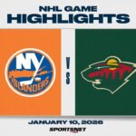 NHL Highlights | Islanders vs. Wild - January 10, 2026