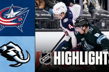 Blue Jackets vs. Mammoth | NHL Highlights | January 11, 2026