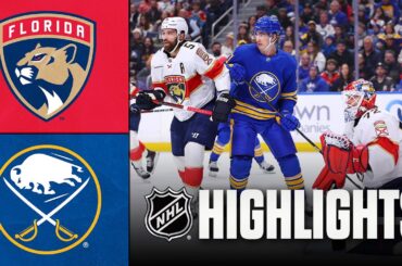 Panthers vs. Sabres | NHL Highlights | January 12, 2026