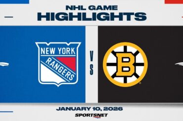 NHL Highlights | Rangers vs. Bruins - January 10, 2026