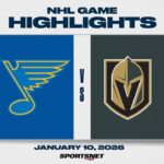 NHL Highlights | Blues vs. Golden Knights - January 10, 2026