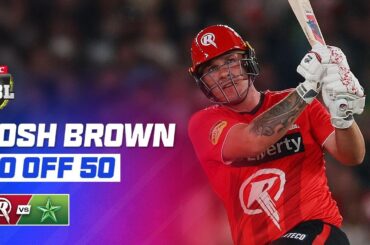 Demolition Derby! 💥 Josh Brown At His Blasting Best Against Stars | #BBL15